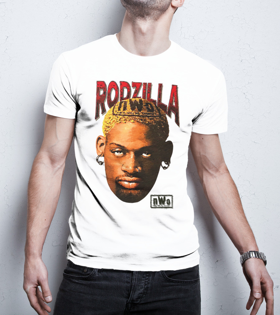 Dennis Rodman Rodzilla NWo Wrestling Legend The Worm T-Shirt