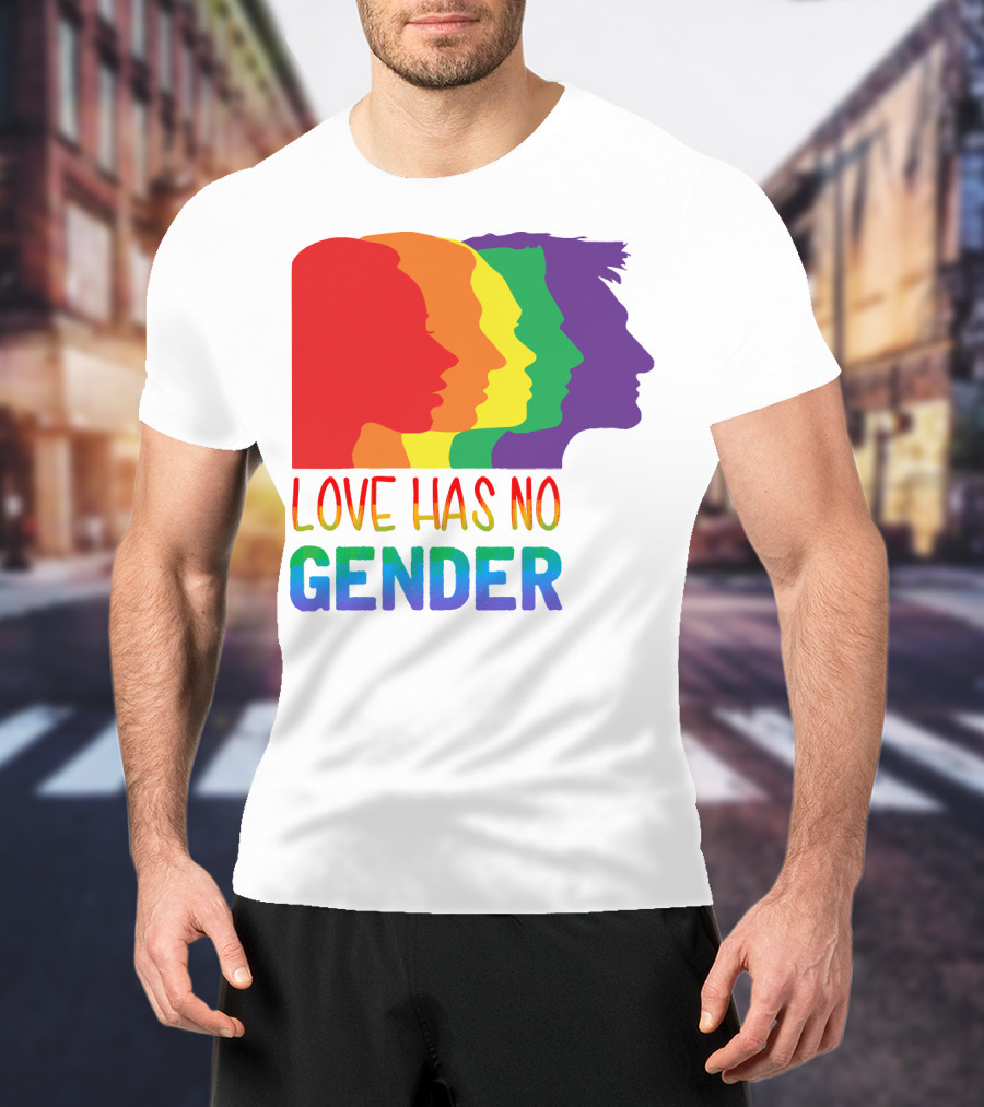 LOVE HAS NO GENDER Unconditional Love Multicolor T-Shirt