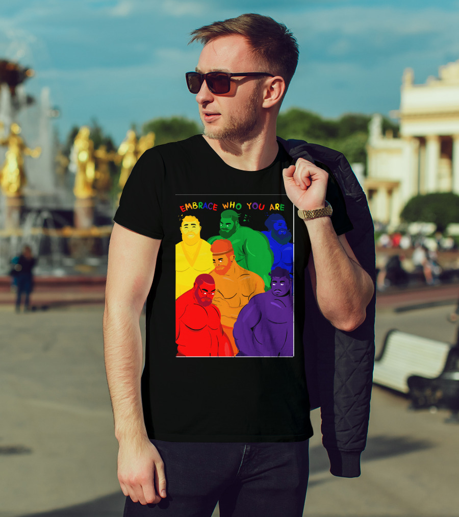 EMBRACE WHO YOU ARE Rainbow Body Diversity T-Shirt