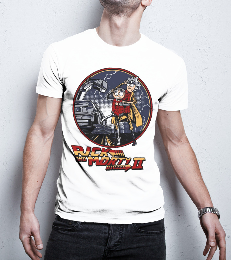Rick And Morty Part II Back To The Future T-Shirt