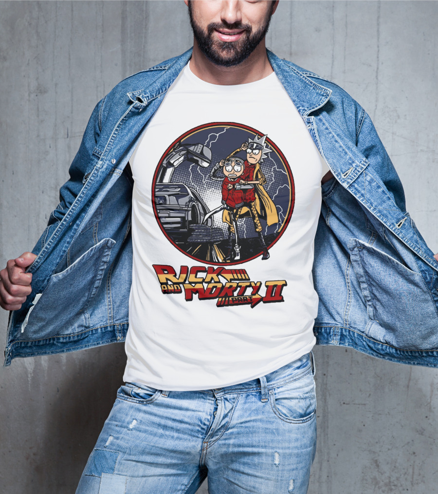Rick And Morty Part II Back To The Future T-Shirt