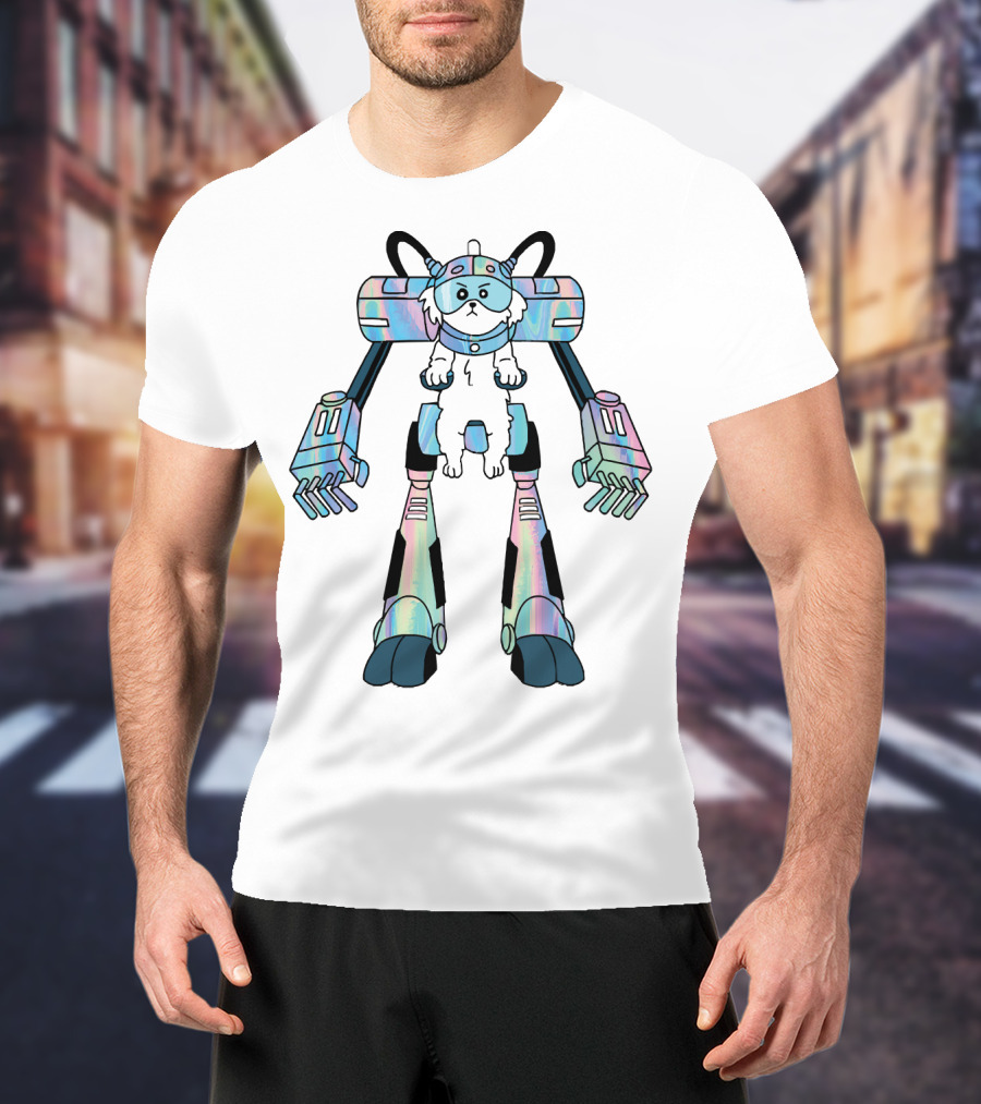 Rick And Morty Cybernetic Dog Mech Snuffles T-Shirt