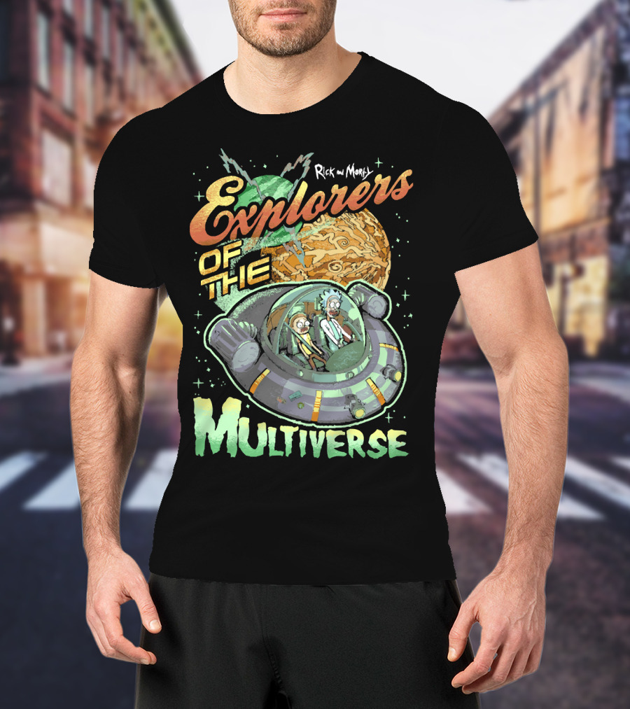 Rick And Morty Explorers Of The Multiverse T-Shirt