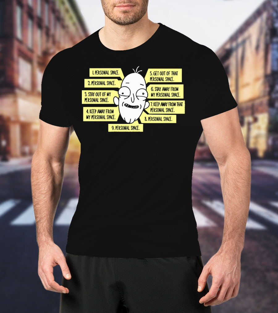 Phillip Jacobs Personal Space Quotes Numbered List T-Shirt
