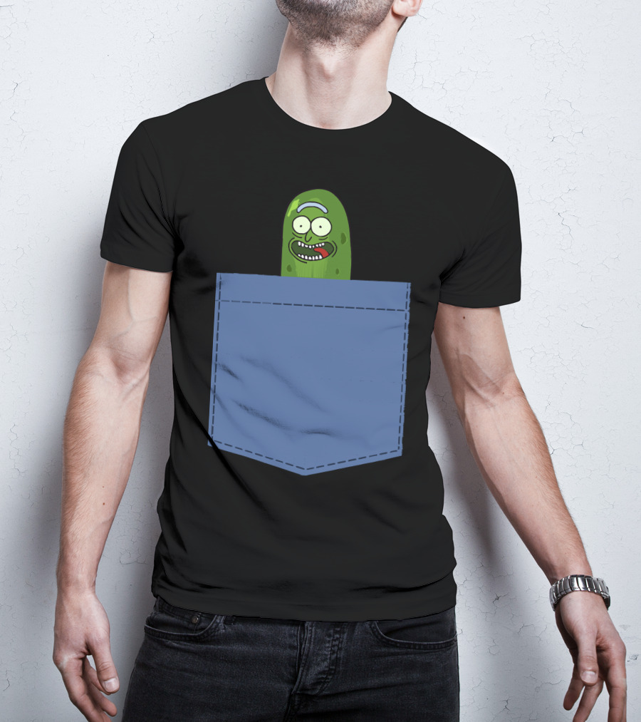 Pickle Rick Pocket Adventure T-Shirt