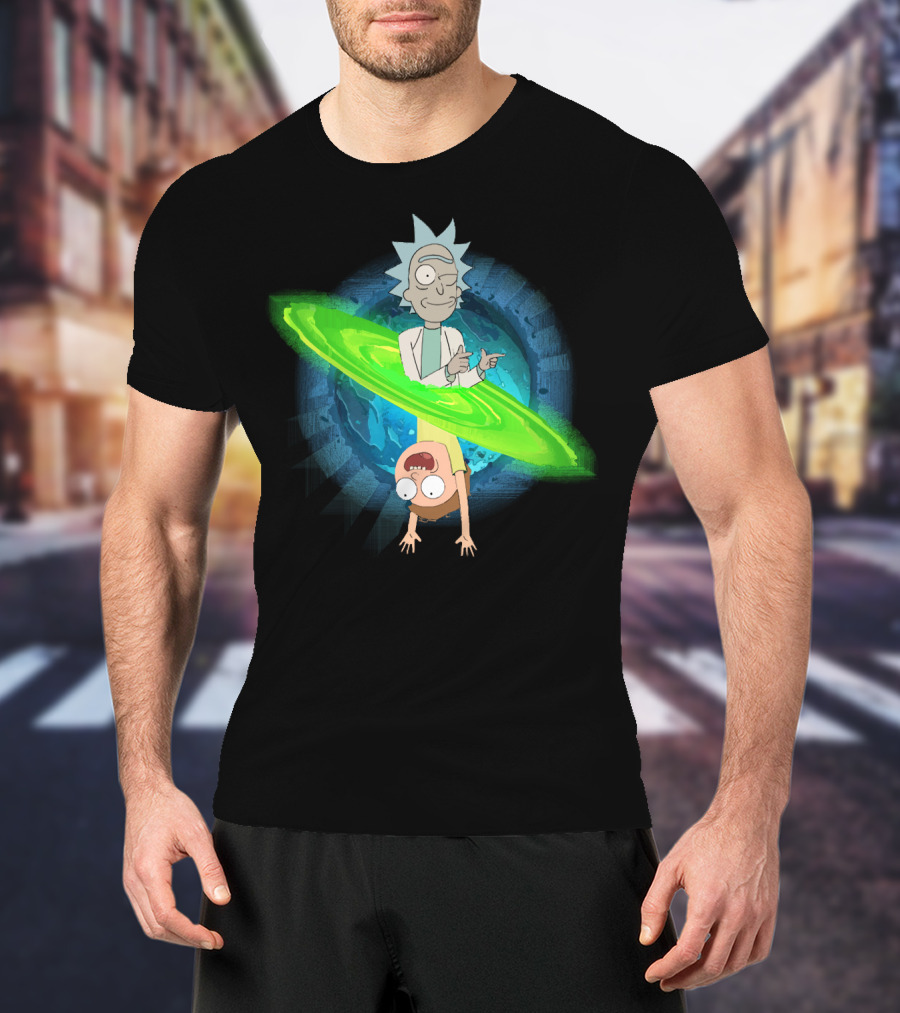 Rick Morty Portal Adventure T-Shirt