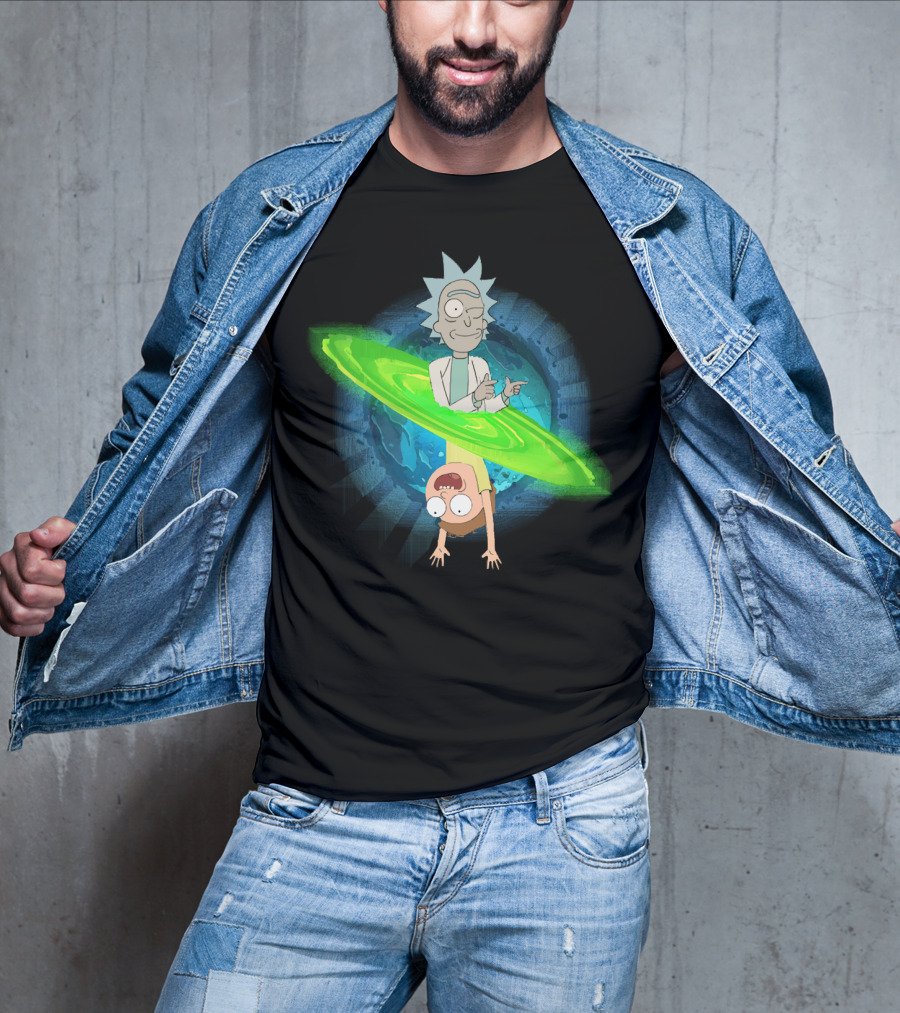 Rick Morty Portal Adventure T-Shirt
