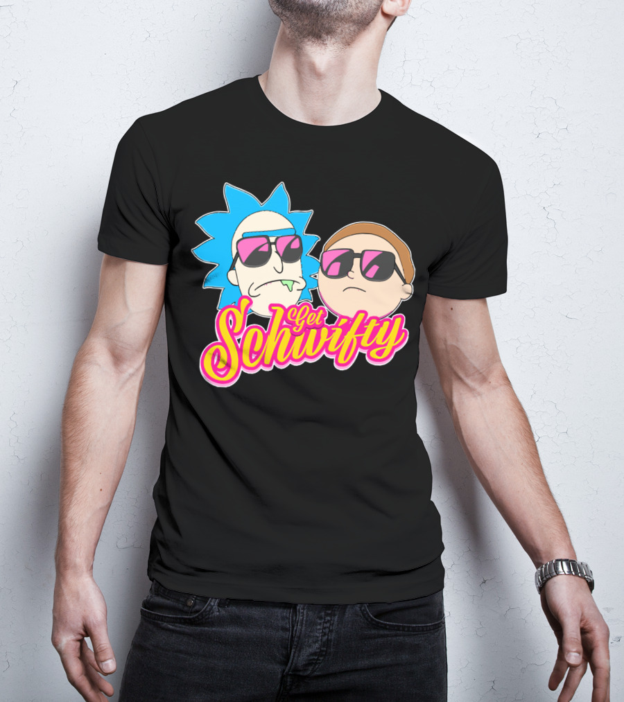 Rick And Morty Get Schwifty Sunglasses Edition T-Shirt