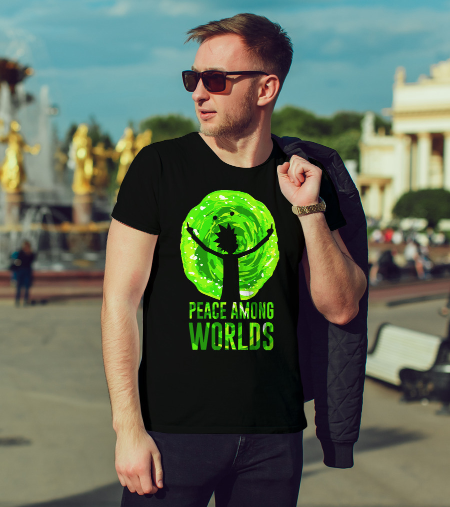Rick And Morty Peace Among Worlds Portal T-Shirt