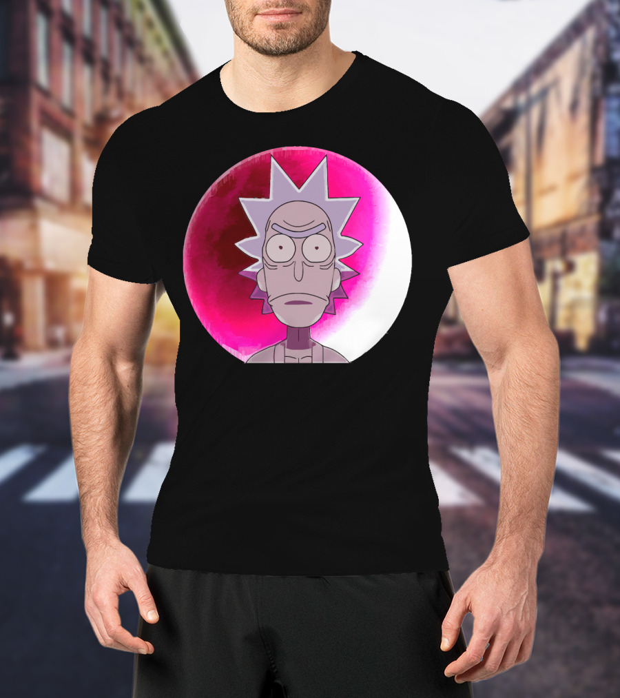Samurai Rick Anime Crossover Style Expression T-Shirt