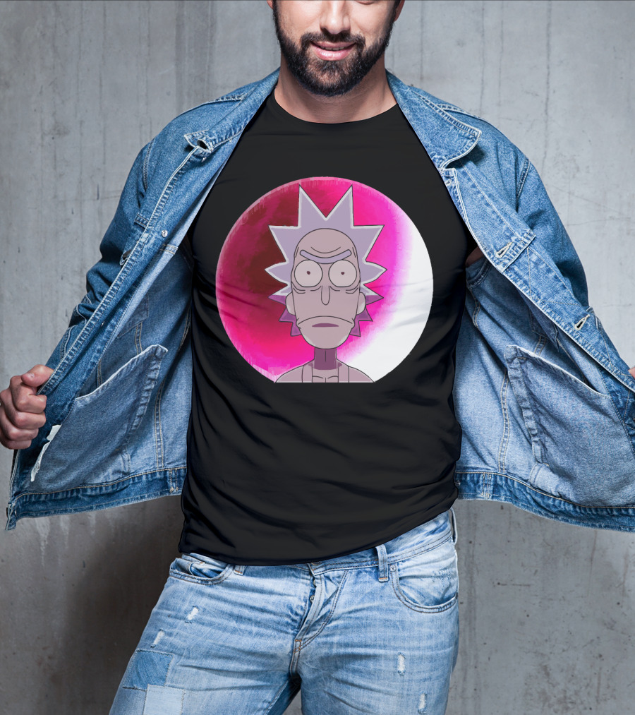 Samurai Rick Anime Crossover Style Expression T-Shirt