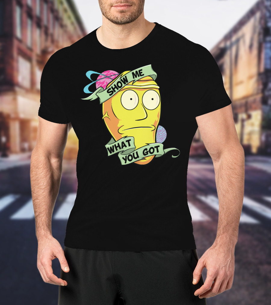 Show Me What You Got Head With Planets T-Shirt