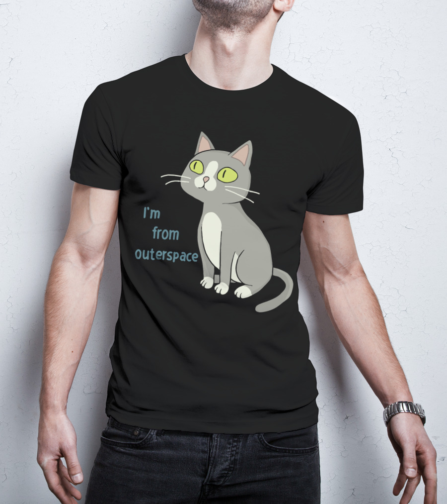 I'm From Outerspace Cat Rick And Morty T-Shirt