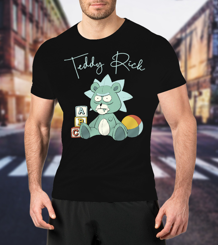 Teddy Rick ABC Blocks And Multicolor Ball T-Shirt