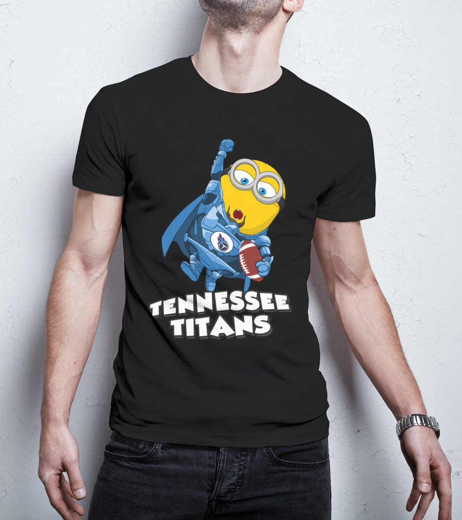 Tennessee Titans Minion Football Fan Burst T-Shirt