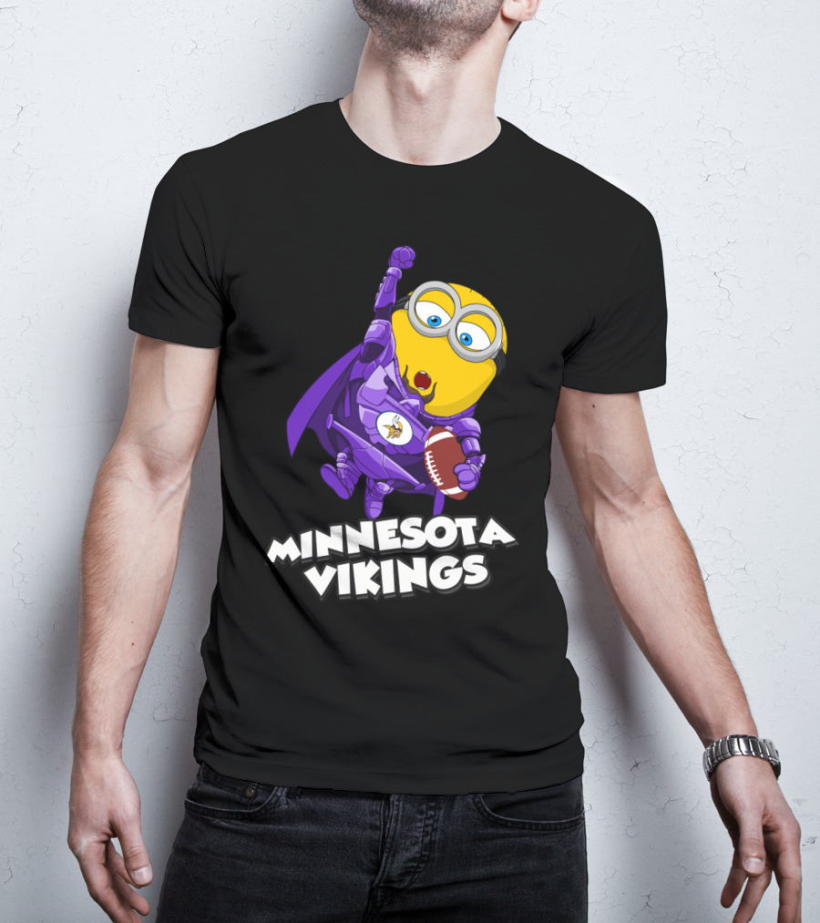 Minnesota Vikings Minion Crossover T-Shirt