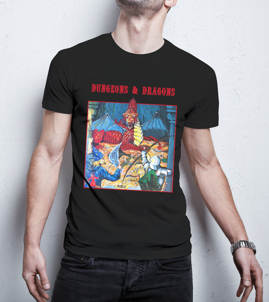 Dungeons And Dragons Basic Set Vintage Illustration Adventure T-Shirt