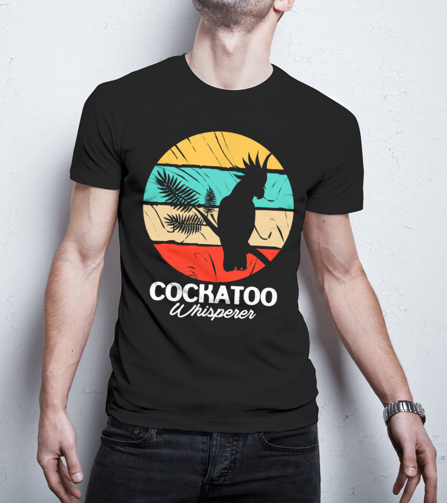 Cockatoo Whisperer Vintage Sunset Cockatiel T-Shirt