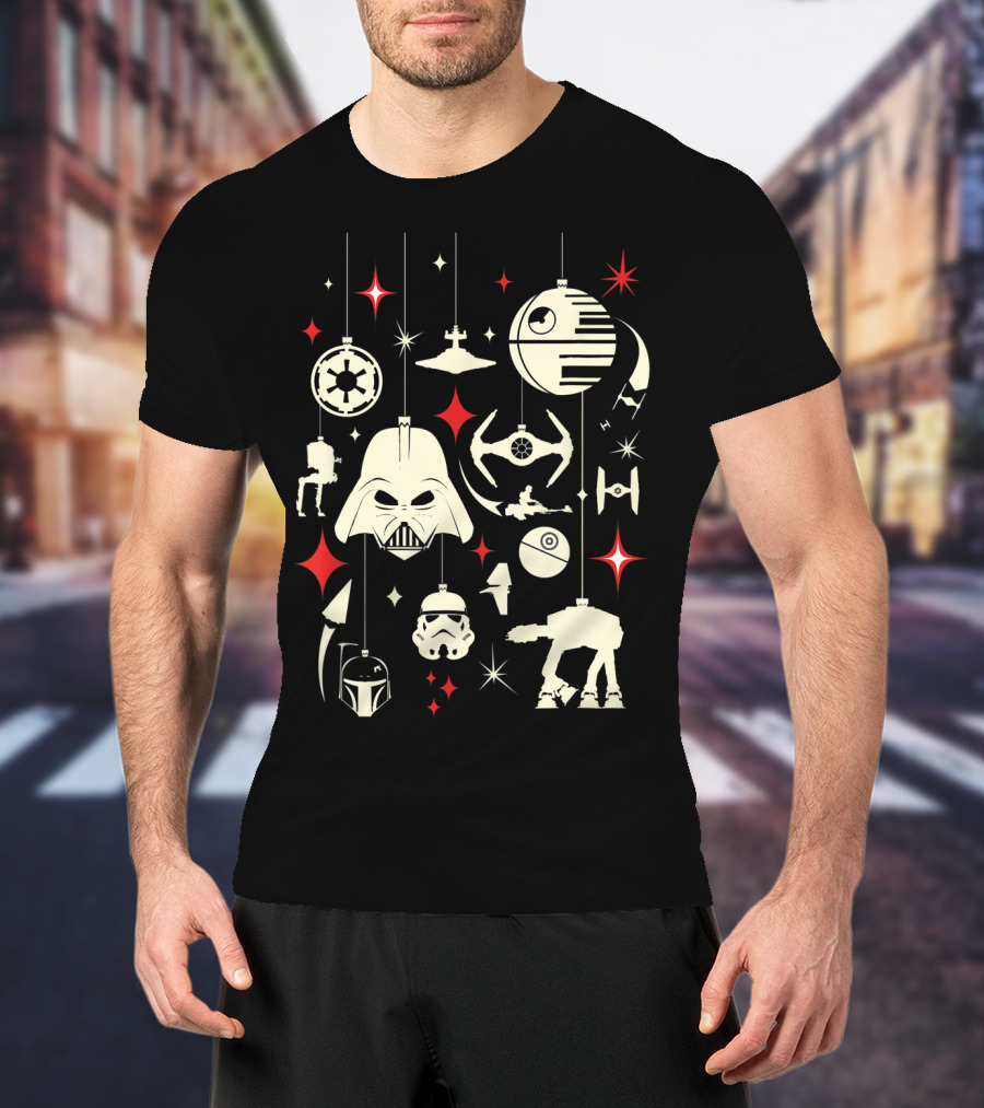 Star Wars Galactic Holiday Ornaments Collection T-Shirt