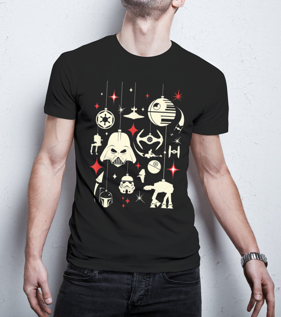 Star Wars Galactic Holiday Ornaments Collection T-Shirt