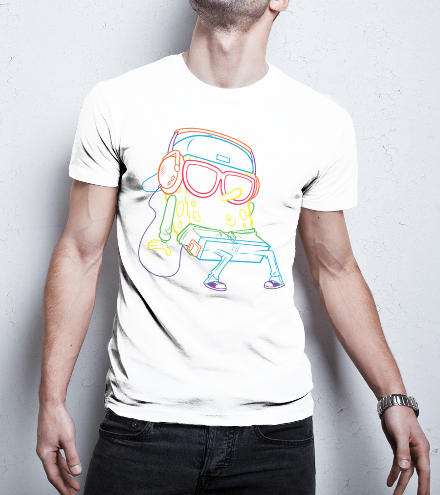 SpongeBob SquarePants Hip Hop Neon T-Shirt