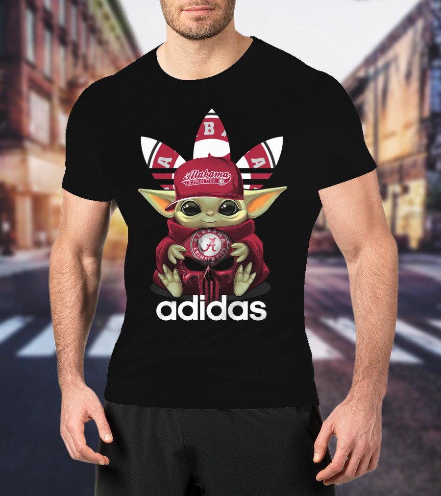 Alabama Crimson Tide Baby Yoda T-Shirt