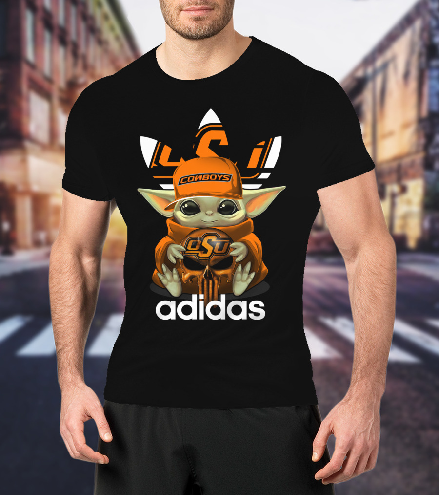 OSU Cowboys Baby Yoda T-Shirt