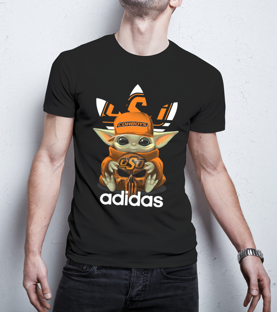 OSU Cowboys Baby Yoda T-Shirt