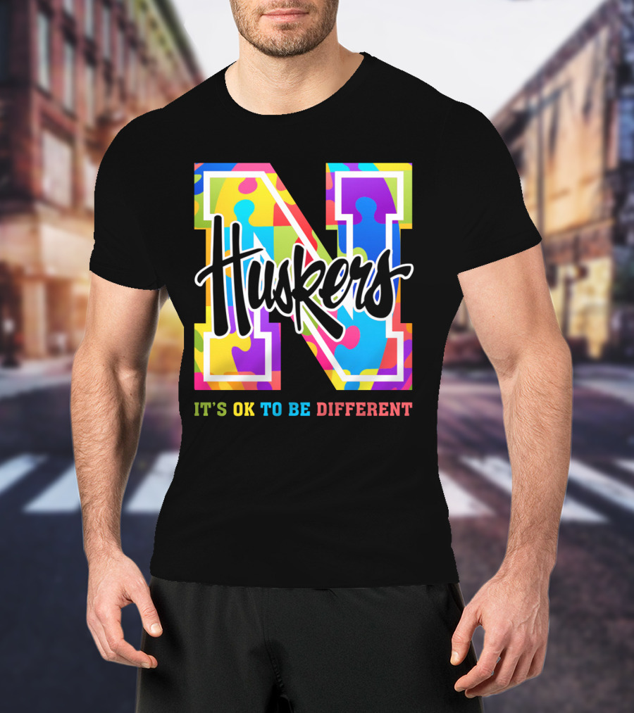 Huskers It's OK To Be Different T-Shirt