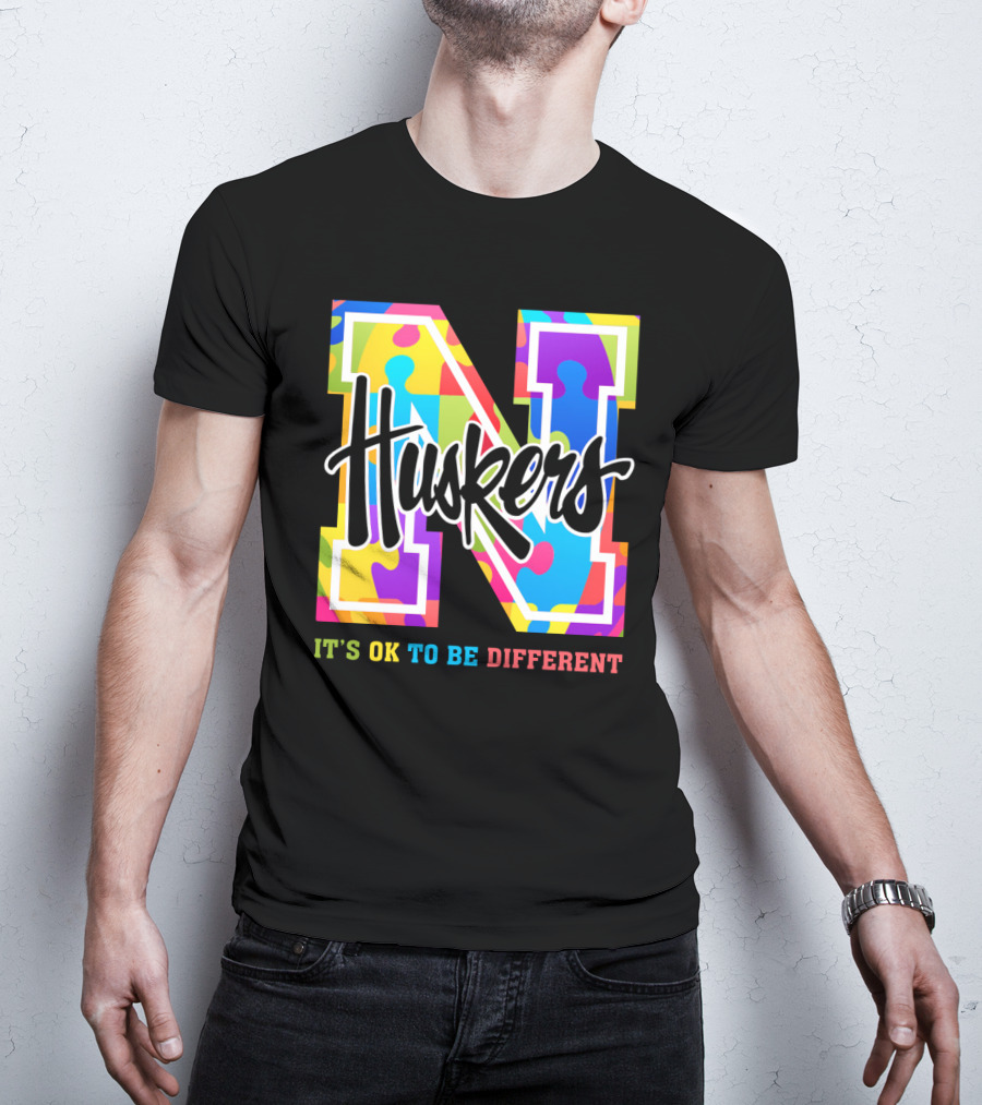 Huskers It's OK To Be Different T-Shirt