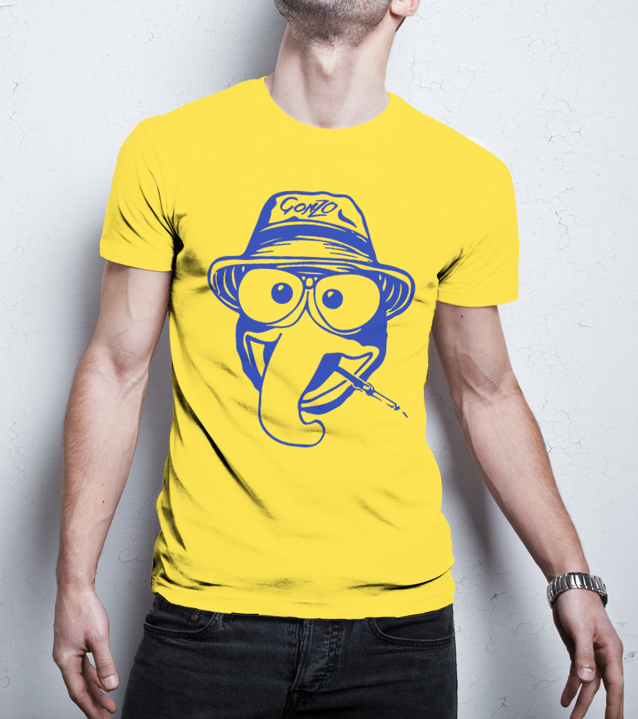 Gonzo Character With Hat And Glasses Smoking T-Shirt