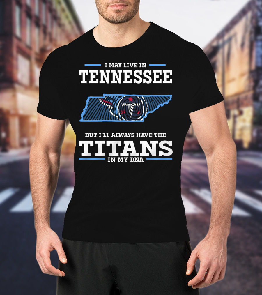 Tennessee Titans In My DNA Map T-Shirt