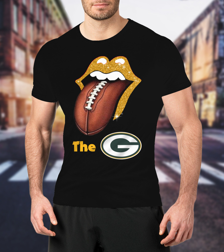 The Smile Packers Football Glitter T-Shirt