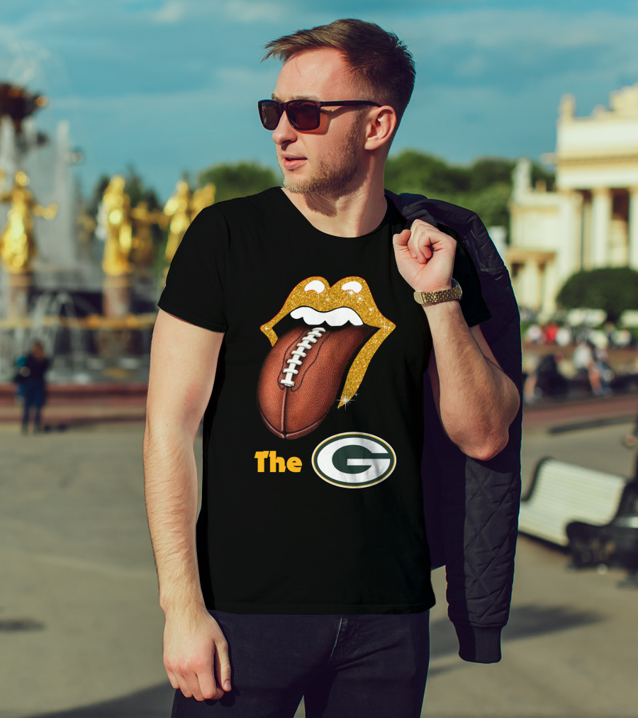 The Smile Packers Football Glitter T-Shirt