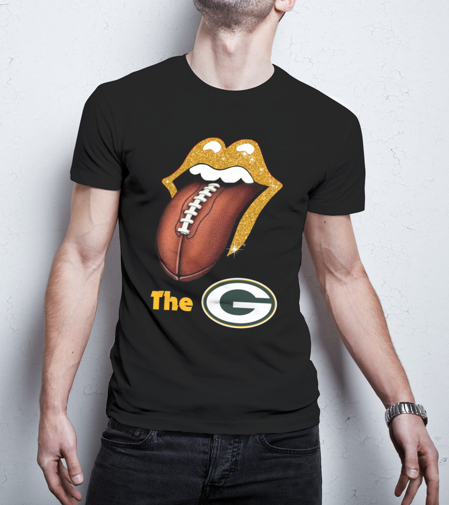 The Smile Packers Football Glitter T-Shirt