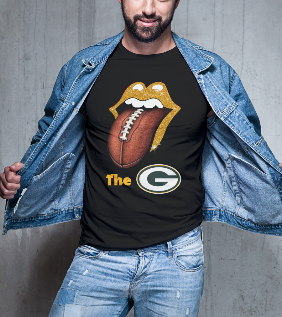 The Smile Packers Football Glitter T-Shirt