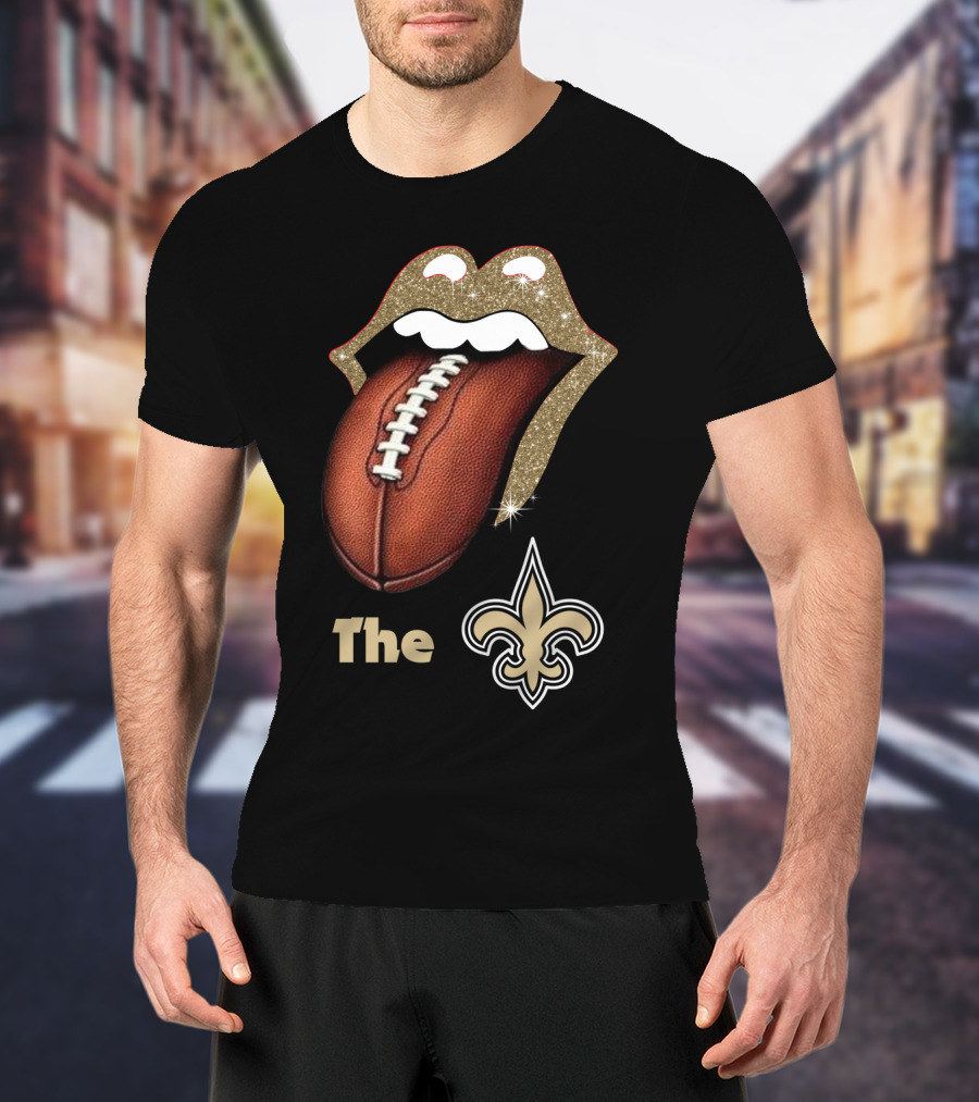 The Smile Saints Football Iconic Logo Fleur-de-Lis T-Shirt