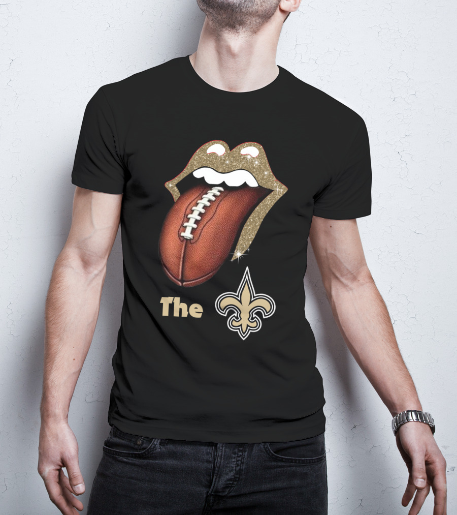 The Smile Saints Football Iconic Logo Fleur-de-Lis T-Shirt