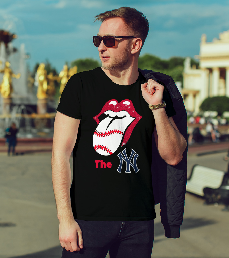 The Yankees Baseball Rolling Tongue T-Shirt