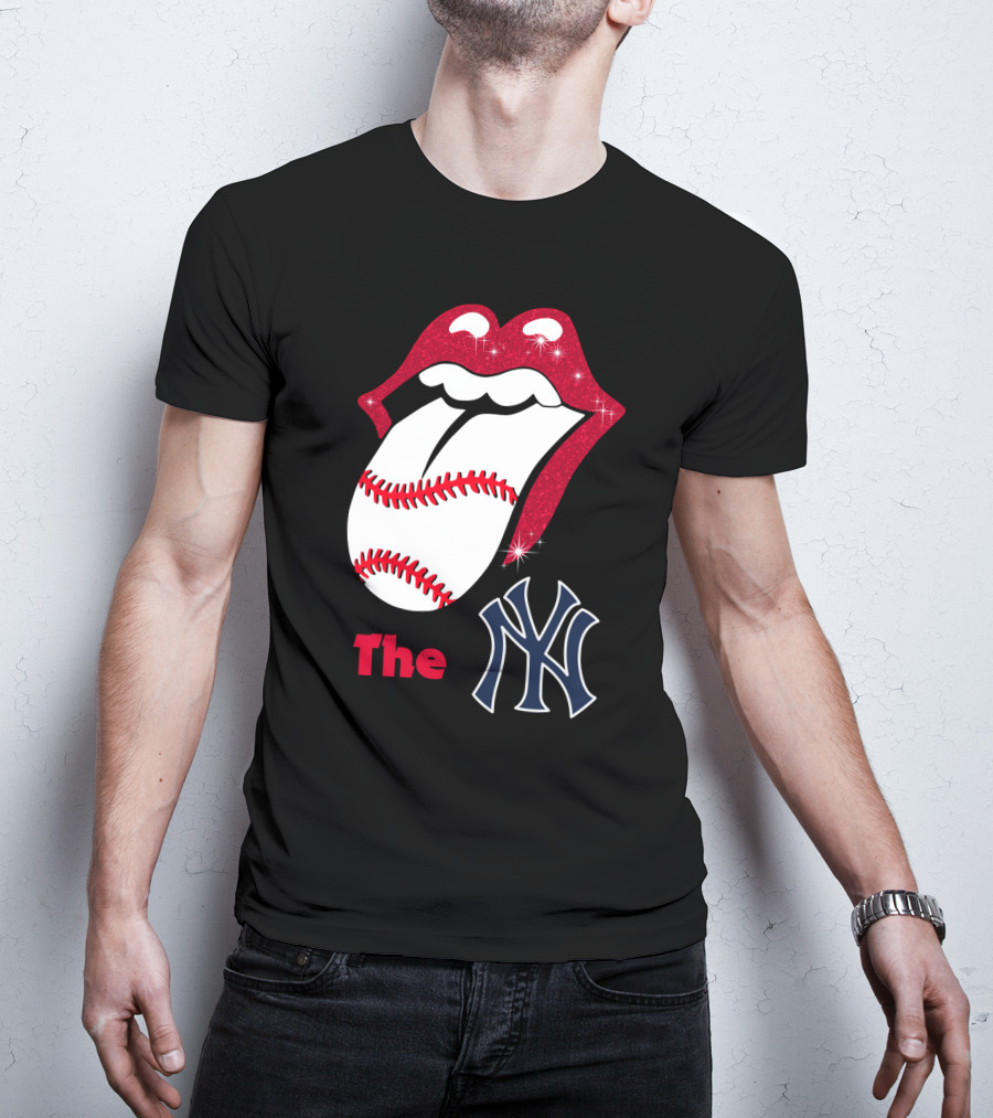 The Yankees Baseball Rolling Tongue T-Shirt