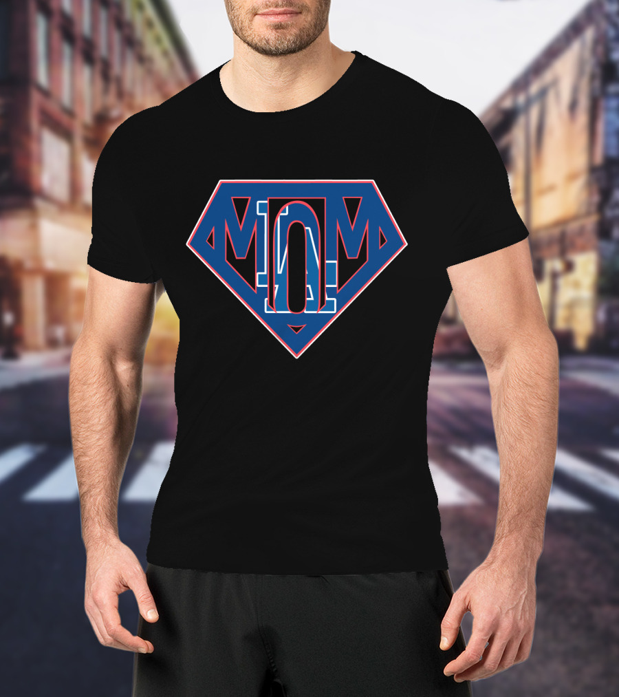 Super Mom La Dodgers Baseball T-Shirt