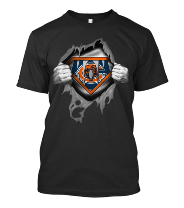 Super Mom Bears Logo Shield S Symbol Bear Paw T-Shirt