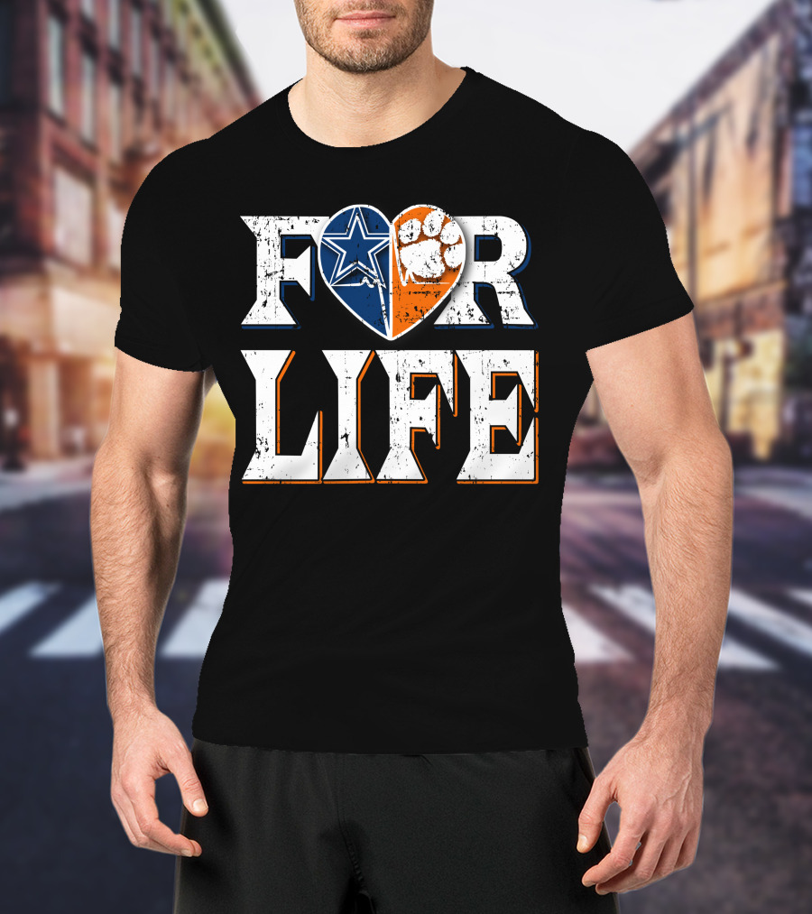 For Life Cowboys Clemson T-Shirt