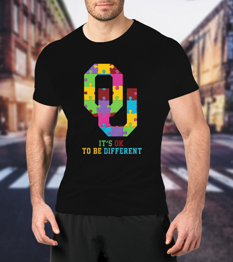 Q Puzzle It's Ok To Be Different T-Shirt