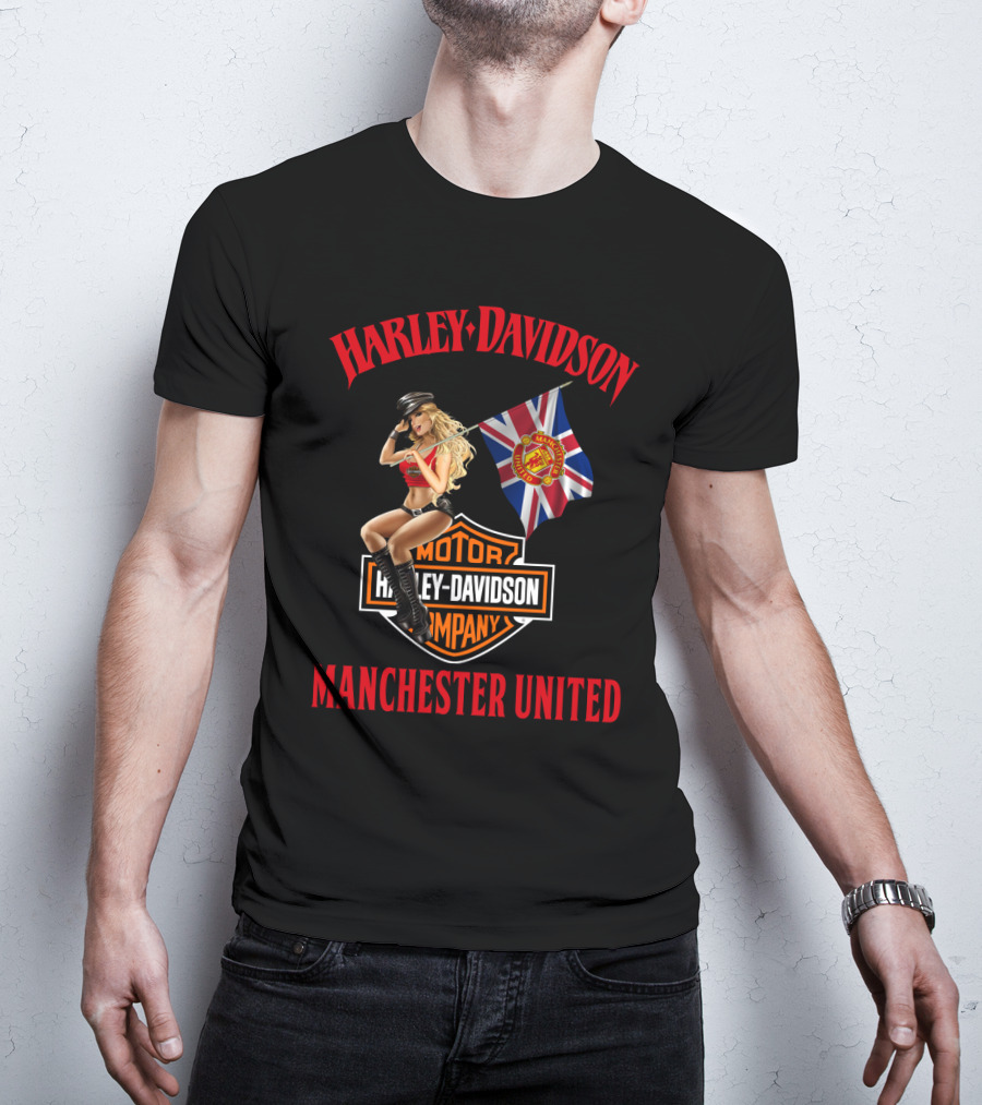 Harley Davidson Manchester United Motor Company T-Shirt