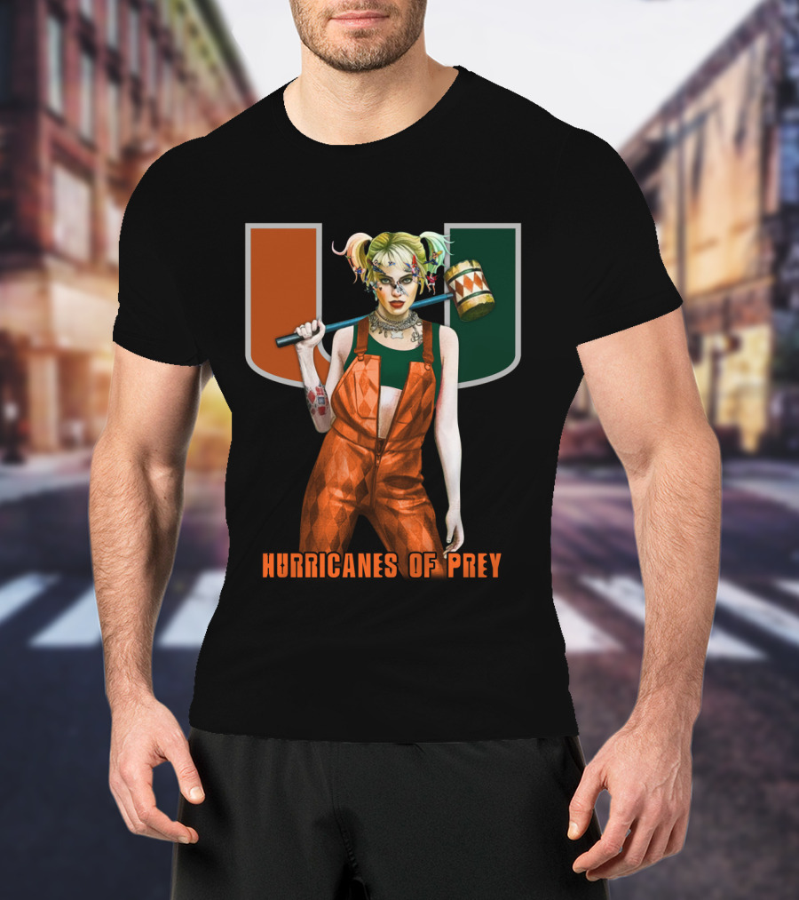 Hurricanes Of Prey Miami U Character Fusion T-Shirt
