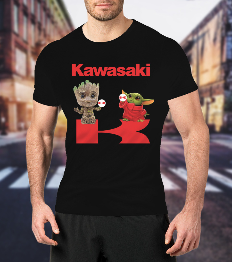 Kawasaki Groot Yoda Dh T-Shirt