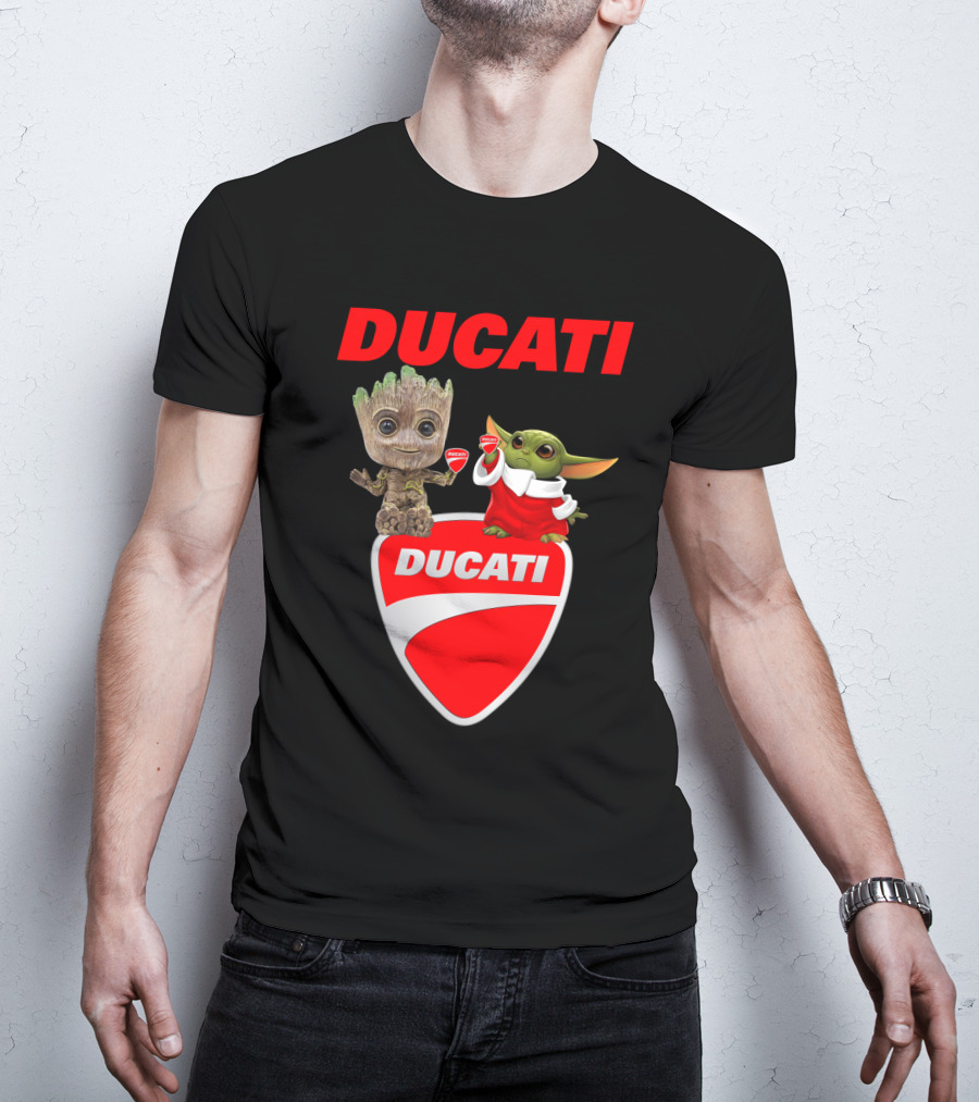 Ducati Groot Yoda Guardians Star Wars Collaboration T-Shirt