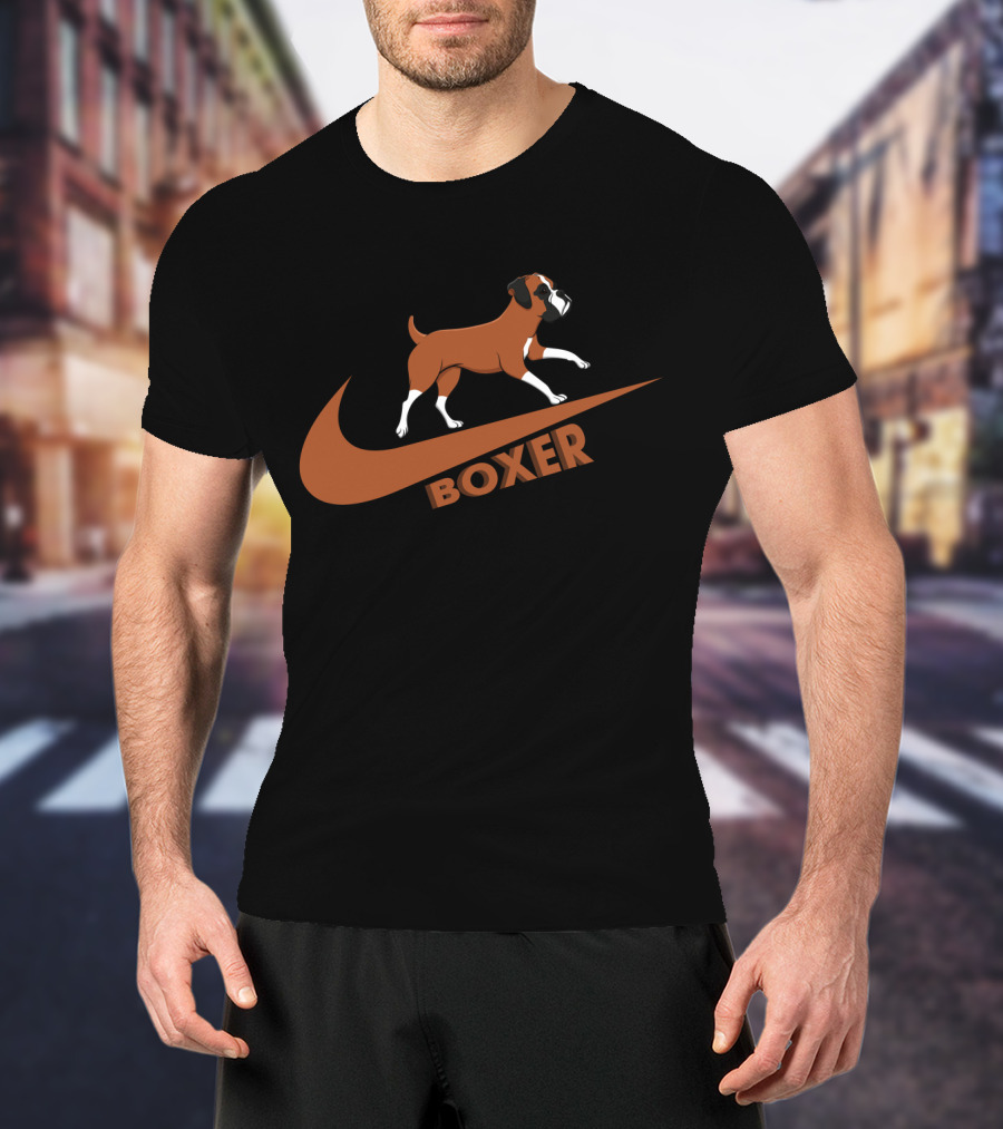 Boxer Nike Dog T-Shirt