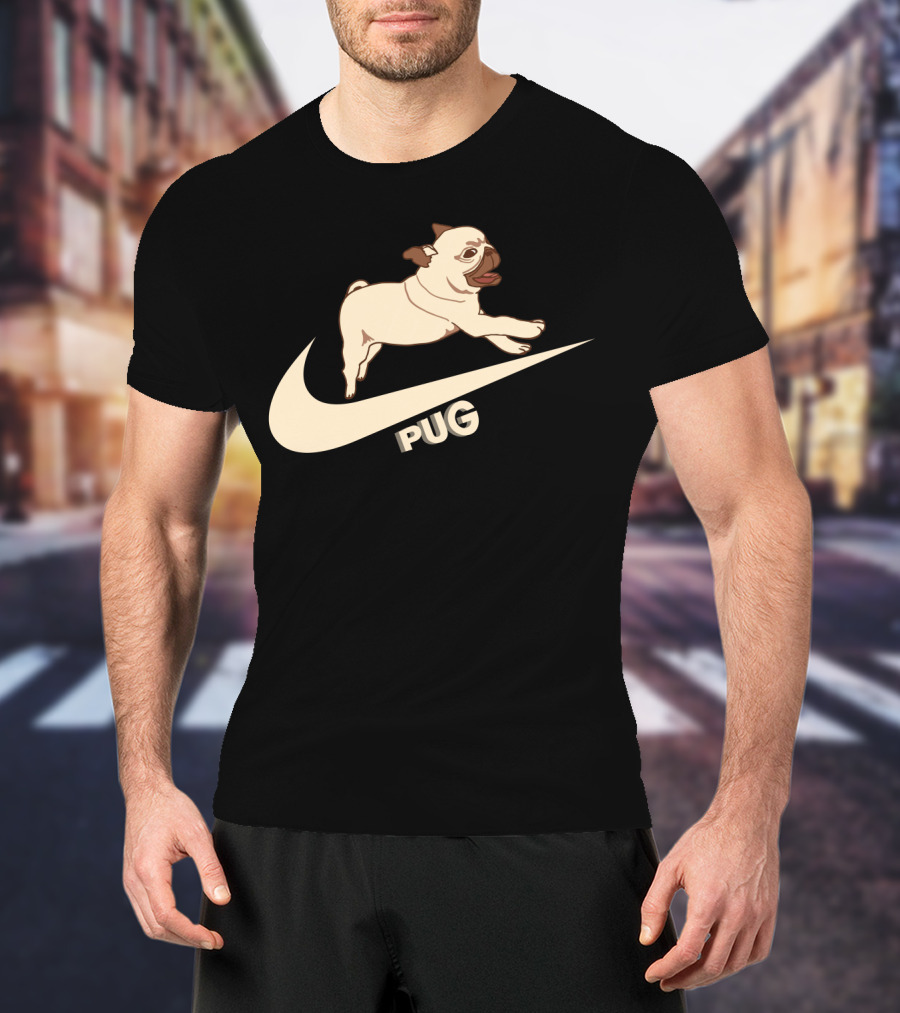 Pug Nike Logo Style T-Shirt